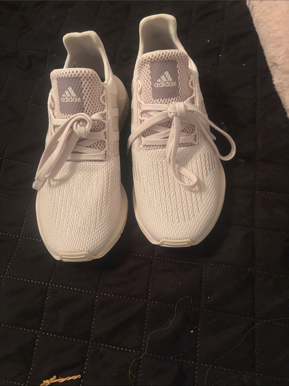 adidas Women's Knit Sneakers in Pale Pink
